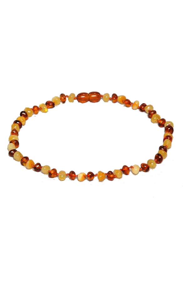 Collier Long En Ambre Baltique Véritable - 120 Cm (47,2 Pouces) - Fait Main En Lituanie - Sans Métal