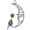Pendentif chat argent