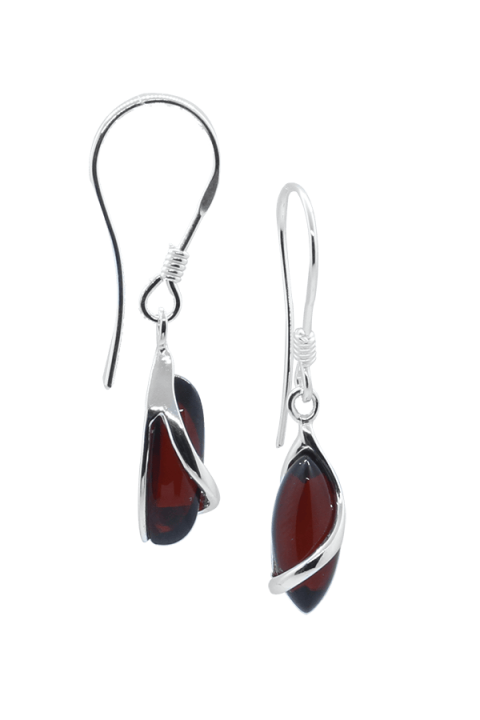 Collier Ambre Naturel Et Argent - Pierre Jaune, Monture En Argent Sterling, Neuf Sans Boîte
