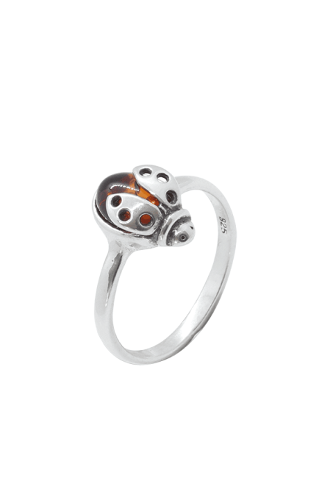 Bague Ouverte Toulhoat - Coccinelle - Argent Massif 925 - Style Celtique Breton - Neuf Avec Étiquettes