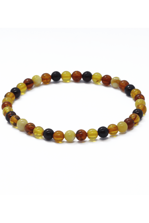 Bracelet Boule Baroque en Ambre – Pierre Naturelle – Trésors d'Ambre