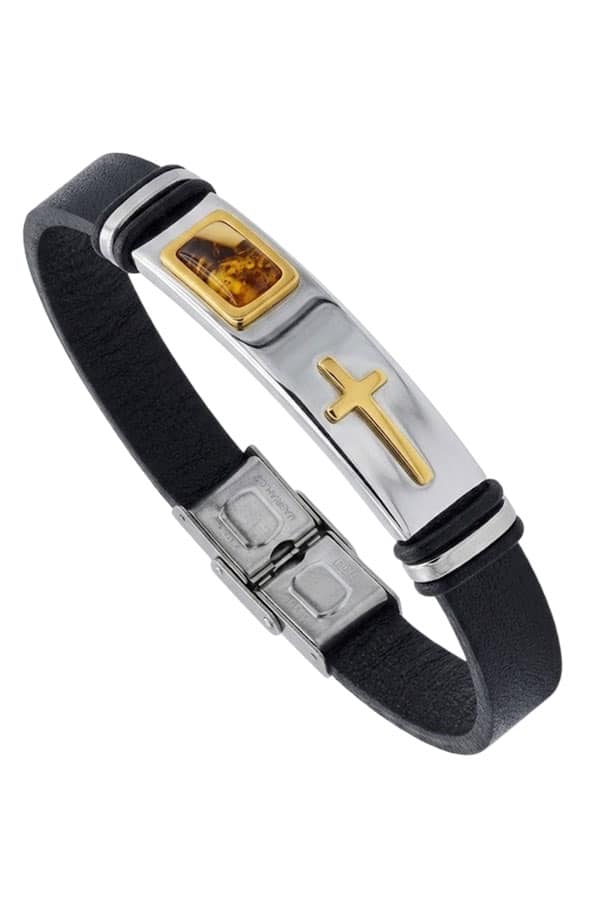 Bracelet-catholique-ambre