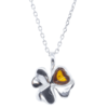 Pendentif trèfle, porte bonheur