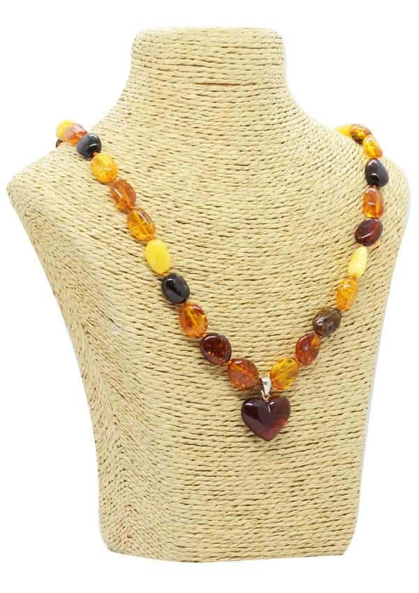 Collier noces d’ambre pour femme 54 cm