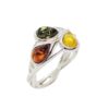 Bague Femme 3 ambres